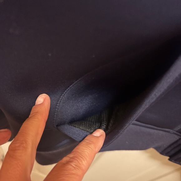 Barneys New York Scuba Bomber Jacket – Navy, Modern Minimalist Style Sz L - Picture 4 of 12